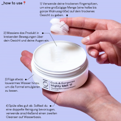 Geek &amp; Gorgeous 101 Mighty Melt 98ml, Гидрофильный бальзам для снятия макияжа и SPF, для всех типов кожи, 98 мл