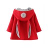 frler frler Hasenohren Mantel fur Baby Madchen Mantel fur Madchen frler кроличьи ушки Пальто для девочки Пальто для девочки