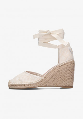 Tommy Hilfiger CLOSED TOE MONOGRAM W W Wedges wit ЗАКРЫТЫЙ НОСОК МОНОГРАММА W W танкетки остроумие