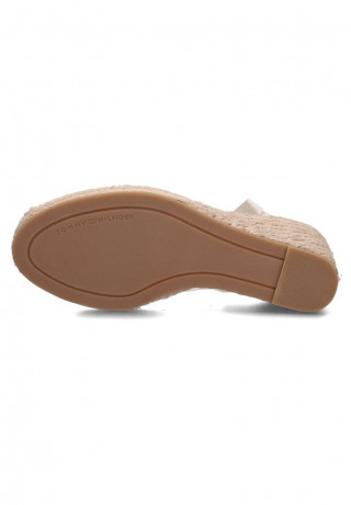 Tommy Hilfiger CLOSED TOE MONOGRAM W W Wedges wit ЗАКРЫТЫЙ НОСОК МОНОГРАММА W W танкетки остроумие
