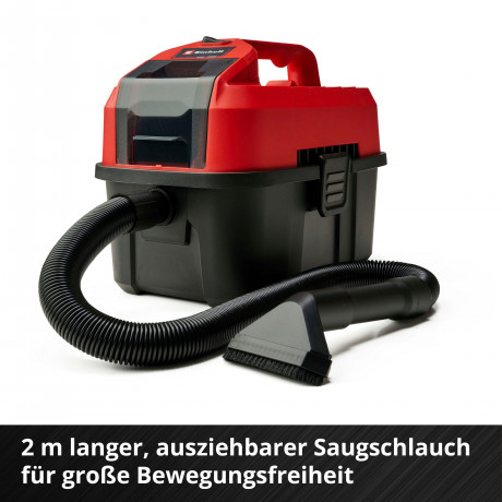 Einhell Einhell Nass-Trocken-Akkusauger TE-VC 18/10 Li-Solo, 900 W, mit Beutel, Power X-Change, ohne Akku und Ladegerat Беспроводной пылесос Einhell для влажной и сухой уборки TE-VC 18/10 Li-Solo, 900 Вт, с сумкой, Power X-Change, без аккумулятора и заря
