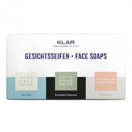 Klar Seifen Set Gesichtsseifen 3x100g Набор мыло для лица 3х100г