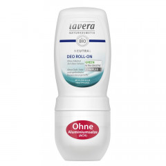 LAVERA Neutral Deo Roll On, 50 ml, Лавера Роликовый дезодорант без отдушек для сверхчувствительной кожи, био-масло примулы вечерней и био-алоэ вера, 50 мл