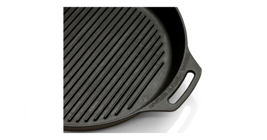 Petromax Petromax Grill-Feuerpfanne gp30, mit Pfannenstiel schwarz, 1 Henkel, O 30cm schwarz Сковорода-гриль Petromax gp30, с черной ручкой, 1 ручка, O 30см