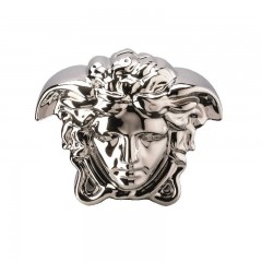 Rosenthal meets Versace Rosenthal Versace Break the bank Spardose Medusenkopf silver 18x12x14,5 cm Rosenthal Versace Копилка Break the bank Голова Медузы серебро 18x12x14,5 см