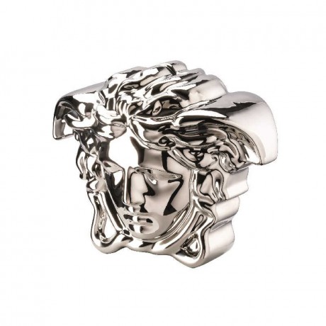Rosenthal meets Versace Rosenthal Versace Break the bank Spardose Medusenkopf silver 18x12x14,5 cm Rosenthal Versace Копилка Break the bank Голова Медузы серебро 18x12x14,5 см