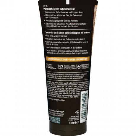 Kneipp MEN 2 in 1 Dusche Kraftvoll, 200 ml, Kneipp мужской гель для душа 2 в 1 «Энергия», 200 мл