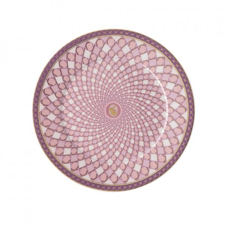 Rosenthal Swarovski x Rosenthal SIGNUM Rose Brotteller d:18 cm Swarovski x Rosenthal SIGNUM Тарелка для розового хлеба d:18 см