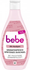 bebe spritziges Duschgel Granatapfel, 250 ml, bebe освежающий гель для душа с экстрактом граната для всех типов кожи, 250 мл
