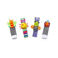 Vicabo Baby Rasseln Spielzeug Socken und Handgelenk Rasseln fur Kinder Детские погремушки игрушки носки и наручные погремушки для детей