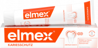elmex Zahnpasta Kariesschutz, 75 ml, Зубная паста Kariesschutz с фторидом для укрепления эмали и защиты от кариеса, 75 мл