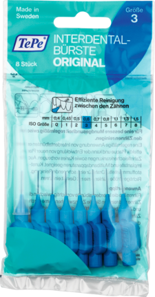 TePe щётки для межзубного пространства Blau 0,6 mm ISO 3, 8 шт