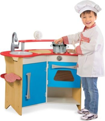 Melissa Doug Kinderspielkuche aus Holz Детская игровая кухня из дерева