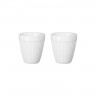 ASA SELECTION ASA Thermo Thermobecher Espresso Set 2-tlg. striped weiss 0,08 L / h: 7 cm Набор термо-термо чашек ASA для эспрессо, 2 шт. полосатый белый 0,08 л / высота: 7 см