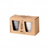 ASA SELECTION ASA Thermo Thermobecher Espresso Set 2-tlg. striped weiss 0,08 L / h: 7 cm Набор термо-термо чашек ASA для эспрессо, 2 шт. полосатый белый 0,08 л / высота: 7 см