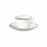 ASA SELECTION ASA A Table Ligne Noire Espressotasse mit Untertasse 0,07 L Чашка для эспрессо ASA A Table Ligne Noire с блюдцем 0,07 л