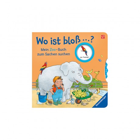 Ravensburger Wo ist bloss...? Mein Zoo-Buch zum Sachen suchen Где это находится...? Моя зоо-книга для поиска вещей