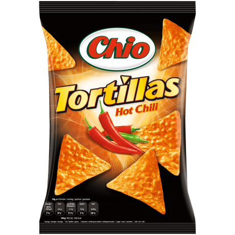 Chio Кукурузные тортиллы с острым чили перцем 125г