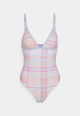 Tommy Hilfiger TRIANGLE ONE PIECE Swimsuit multi coloured КОМБИНЕЗОН С ТРЕУГОЛЬНИКОМ Купальник разноцветный