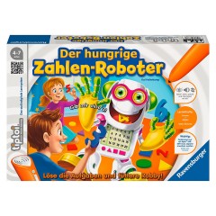Ravensburger tiptoi: Der hungrige Zahlenroboter (ohne Stift) tiptoi: голодный числовой робот (без ручки)