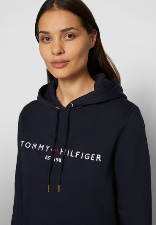 Tommy Hilfiger Hoodie marine  толстовка с капюшоном морской