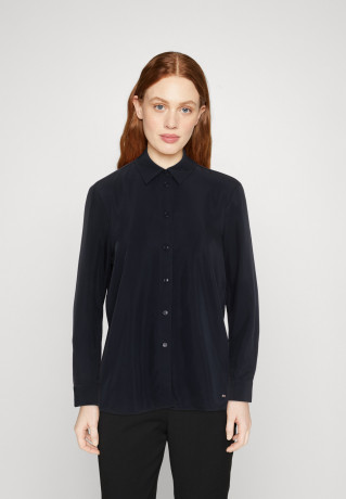 Tommy Hilfiger PIECED FLEUR Button-down blouse desert sky PIECED FLEUR Блузка на пуговицах небо пустыни