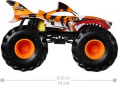 Mattel Hot Wheels Monster Trucks 1:24 Die-Cast Tiger Shark Hot Wheels Monster Trucks 1:24 литая тигровая акула