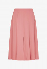 Tommy Hilfiger MONOGRAM EMBROIDERY MIDI  A-line skirt english pink MONOGRAM EMBROIDERY МИДИ Юбка А-силуэта английский розовый