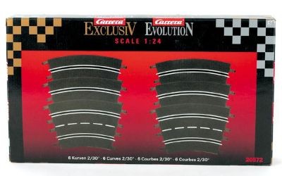 Carrera CARRERA DIGITAL 124\/132\/EVOLUTION  20572 Kurven 2\/30° CARRERA DIGITAL 124/132/EVOLUTION 20572 кривые 2/30°