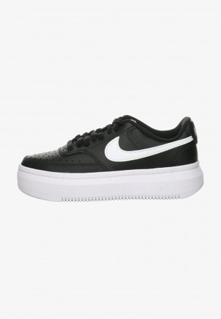 Nike Sportswear COURT VISION ALTA Sneaker low schwarz dunkel COURT VISION ALTA кроссовки женские низкие черный темный