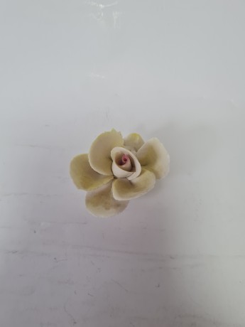 Фигурка винтажная CAPODIMONTE "Роза", коллекционная, 4 х 7 см, Италия, 1960-70гг.