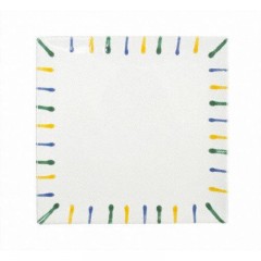 Gmundner Keramik Gmundner Keramik Buntgeflammt Platzteller eckig 31 cm Керамика Gmundner красочно обожженная подложка квадратная 31 см