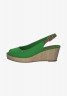 Tommy Hilfiger ESSENTIAL Peep toes green ESSENTIAL – Открытые пальцы ног зеленый