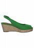 Tommy Hilfiger ESSENTIAL Peep toes green ESSENTIAL – Открытые пальцы ног зеленый