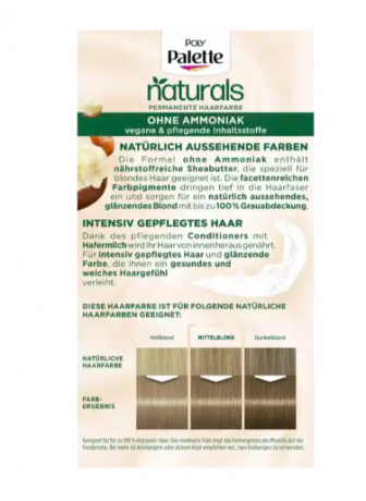 Poly Palette Haarfarbe Naturals Mittelblond 7-0 Стойкая краска для волос 7-0 Средне-русый