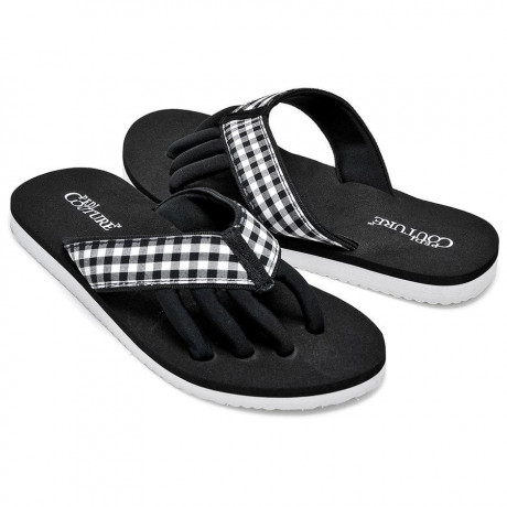 Pedi Couture Black/White Gingham Черный/белый в мелкую клетку