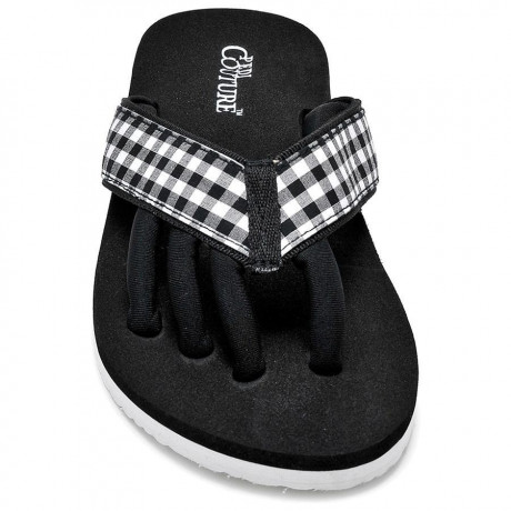 Pedi Couture Black/White Gingham Черный/белый в мелкую клетку