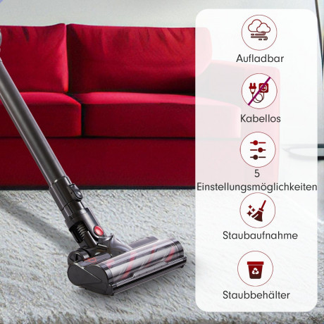 AG AG Akku-Hand-und Stielstaubsauger AG4000 Staubsauger Kabellos, Akku Staubsauger, Handstaubsauger, 250,00 W, beutellos  Беспроводной ручной и палочный пылесос AG Беспроводной пылесос AG4000, беспроводной пылесос, ручной пылесос, 250,00 Вт, без мешка