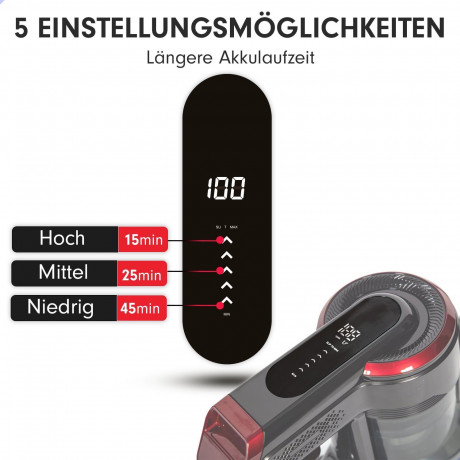 AG AG Akku-Hand-und Stielstaubsauger AG4000 Staubsauger Kabellos, Akku Staubsauger, Handstaubsauger, 250,00 W, beutellos  Беспроводной ручной и палочный пылесос AG Беспроводной пылесос AG4000, беспроводной пылесос, ручной пылесос, 250,00 Вт, без мешка