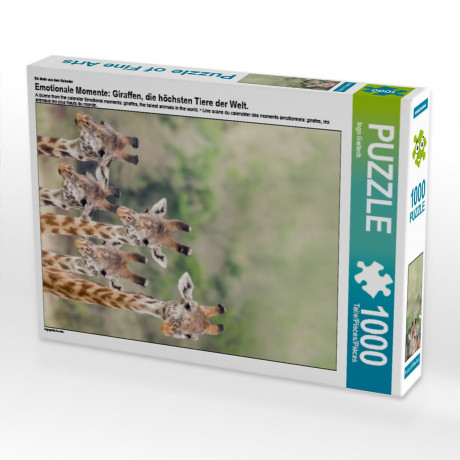 CALVENDO Puzzle CALVENDO Puzzle Emotionale Momente: Giraffen Пазл CALVENDO Puzzle Эмоциональные моменты: Жирафы