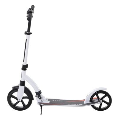 HOMCOM Tretroller mit Stossdampfung und hohenverstellbar Самокат с амортизацией и регулировкой высоты