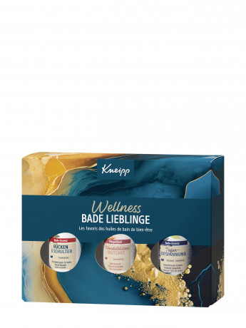 Kneipp Geschenkset Wellness Bade Lieblinge, 1 Stueck, Kneipp подарочный набор Wellness Bade Lieblinge из трёх добавок для ванны, 1 шт,