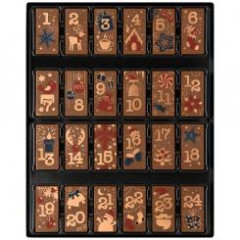 Weibler Geschenkpackung Adventskalender Vollmilch 200g, подарочный адвент-календарь из молочного шоколада, 200 г