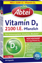 Abtei Vorteilspack Abwehrboost fuer die Erkaeltungszeit 3 Produkte: 30 Tabletten + 24 Kapseln + 30 Lutschtabletten, Abtei Набор пищевых добавок для поддержки иммунитета: цинк с гистидином, растительный витамин D3 и витамин C с цинком, 3 средства: 30 табле
