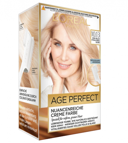 L'Oréal Paris Age Perfect Creme Farbe sehr helles strahlendes blond 10.13 Крем-краска для волос очень светлый, сияющий блонд 10.13
