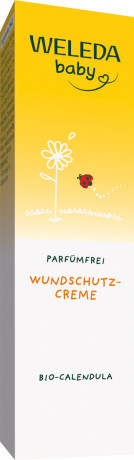 WELEDA Calendula Wundschutzcreme parfuemfrei Reisegroesse, 10 ml, Детский защитный крем под подгузник с календулой без отдушки, дорожный формат, 10 мл