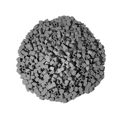 LEGO LEGO 1x1 Steine Hellgrau - 100 Stuck - Light bluish grey bricks 3005 LEGO 1x1 Bricks Light Grey — 100 штук — Светло-голубовато-серые кубики 3005