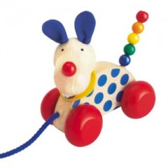 Selecta Nachziehtier Hund Nico Потяните за собой игрушечного пса Нико