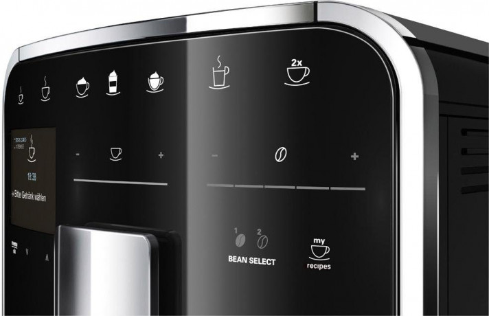 Melitta Melitta Kaffeevollautomat Barista TS Smart F850-101, silber, 21 Kaffeerezepte 8 Benutzerprofile, 2-Kammer Bohnenbehalter Полностью автоматическая кофемашина Melitta Barista TS Smart F850-101, серебристый, 21 рецепт кофе, 8 пользовательских профи