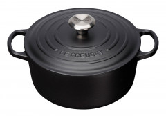 Le Creuset LE CREUSET Br\u00e4ter rund 28cm Schwarz SIGNATURE schwarz LE CREUSET Br&amp;gt;4ter круглый 28см черный SIGNATURE